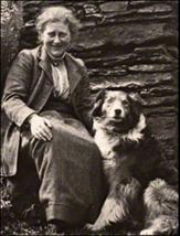 Beatrix Potter and her dog Kep